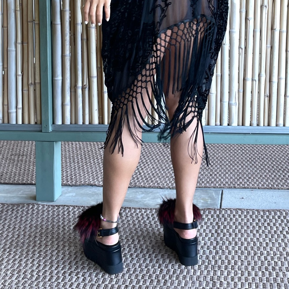 SERGIO ROSSI Chunky Platform Sandals - Picture 3 of 11